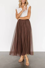 Load image into Gallery viewer, 20 colors Ethereal Flowy Elastic Waist Pleated Tulle Skirt: Plum / M