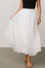 Load image into Gallery viewer, 20 colors Ethereal Flowy Elastic Waist Pleated Tulle Skirt: Coffee / M