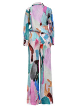 Load image into Gallery viewer, Casual Chic Printed Shirt Two-Piece Set: Decor / M