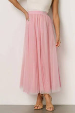 Load image into Gallery viewer, 20 colors Ethereal Flowy Elastic Waist Pleated Tulle Skirt: Plum / M