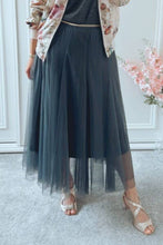Load image into Gallery viewer, 20 colors Ethereal Flowy Elastic Waist Pleated Tulle Skirt: Coffee / M
