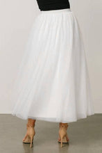 Load image into Gallery viewer, 20 colors Ethereal Flowy Elastic Waist Pleated Tulle Skirt: Plum / M